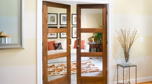 wood door feature